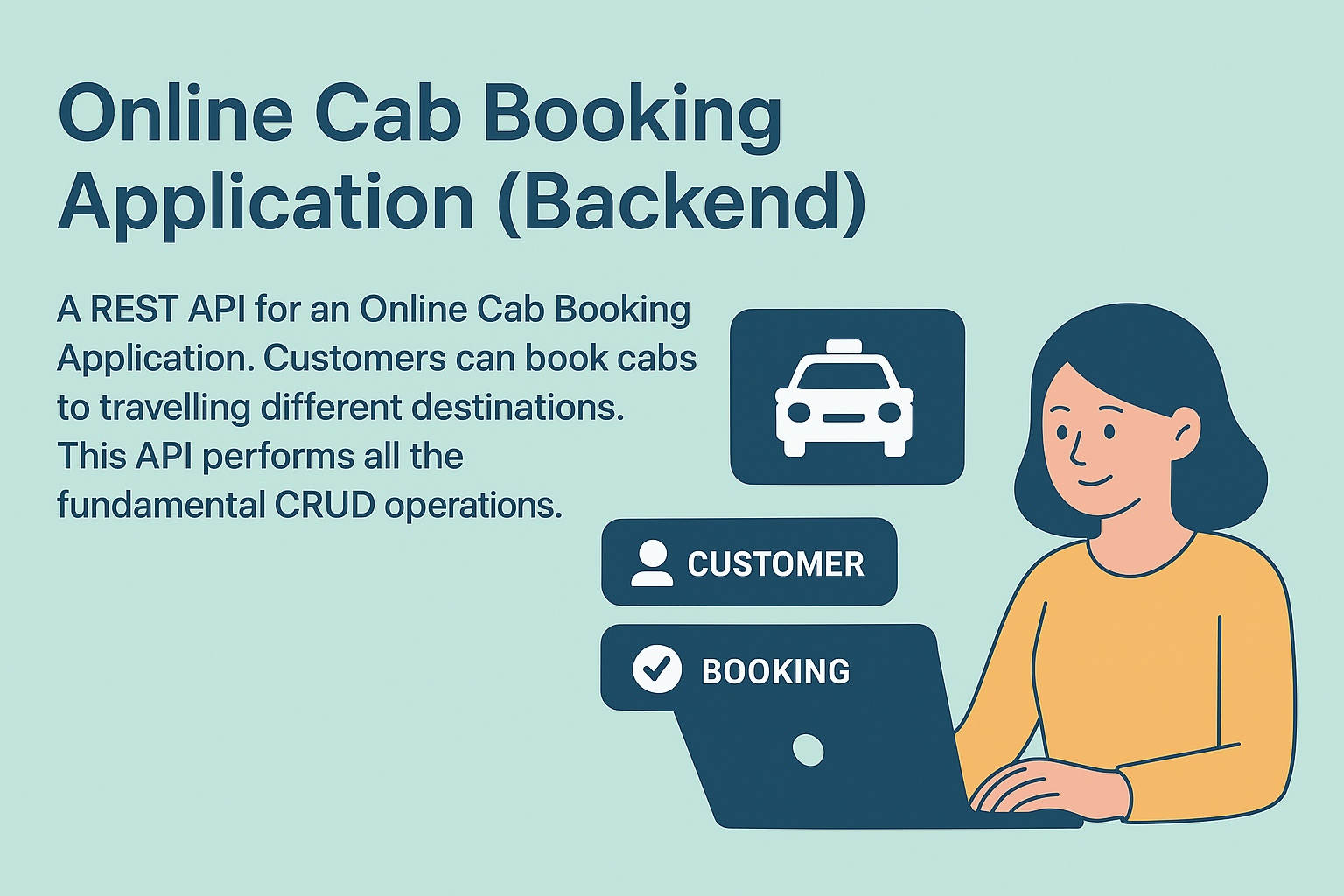 Online Cab Booking Application project image